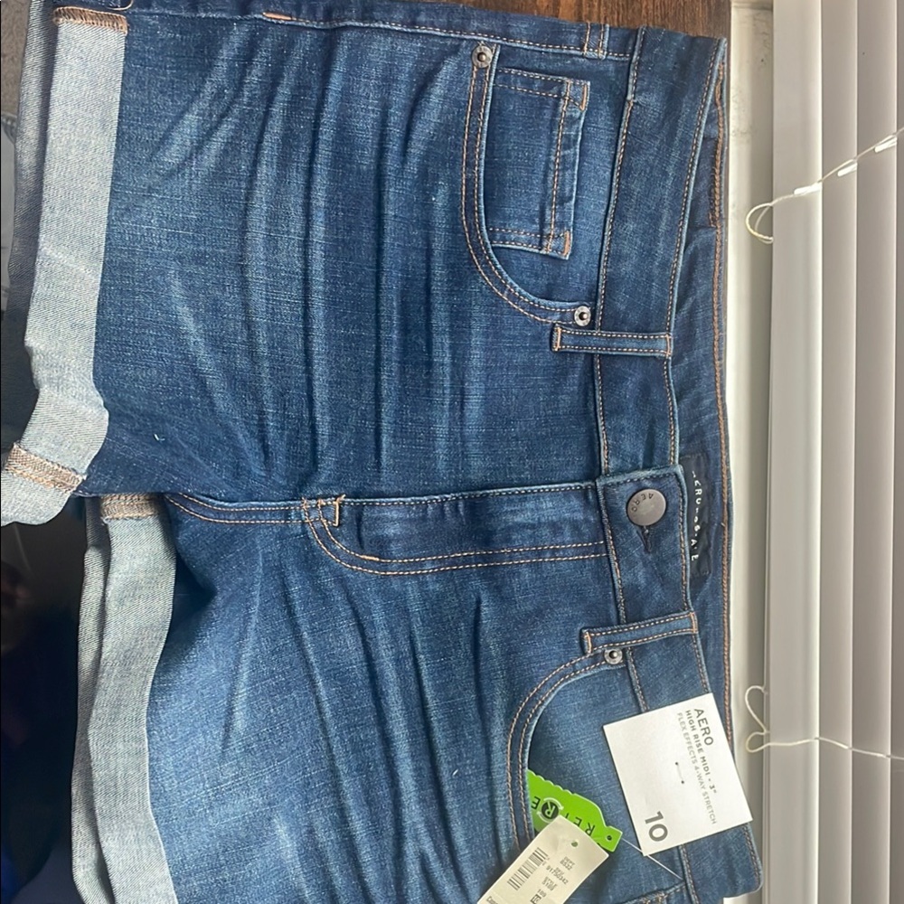 Aeropostale Blue Jean Shorts Classic Style